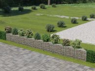 main image for ad Gabion Wall Galvanised Steel 630x30x50 cm