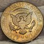 USA United States 1971 Kennedy Half Dollar 50 Cent Beautiful Natural Toning Image 2