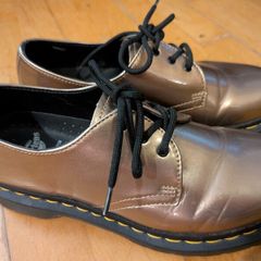 Doc Martens Vegan Gold Boots Size 7