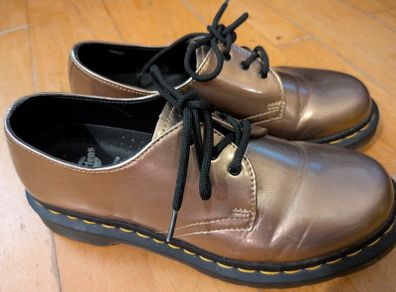 Doc Martens Vegan Gold Boots Size 7