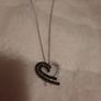 sterling silver heart necklace Image 2