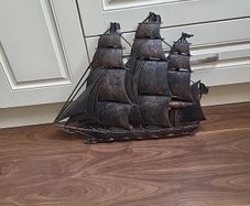 Skipper ship wall hanging
