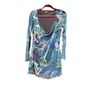 Marble print mesh dress Image 6