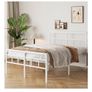Super King Metal Bed with mattress Image 3