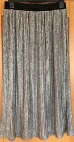 Ladies Silver Grey Pleated Skirt by B Young