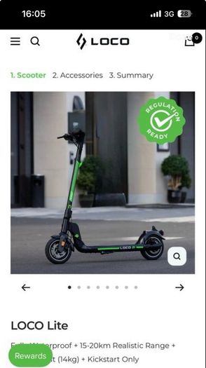 electric scootor. LOCO LITE