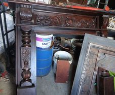 Fireplace and surround