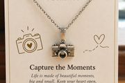 Camera charm necklace