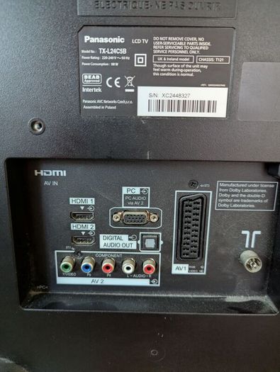 Panasonic Viera 24" TV