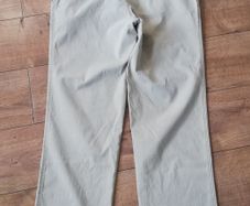 Meyer men's beige trousers featuring a textured fabric W38 L32