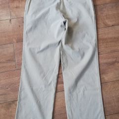 Meyer men's beige trousers featuring a textured fabric W38 L32