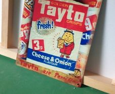 Tayto rustic tin metal sign ( FREE POST )