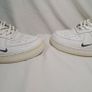 nike air force ones size 8 eu 42.5 white leather in good condition Image 5