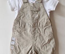 Baby boy dungaree set