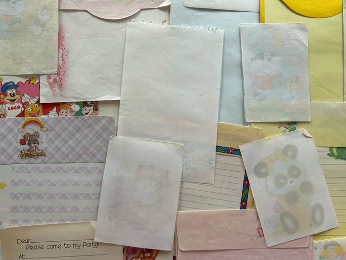 Vintage 1980,s Fancy paper Bundle