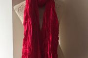 Coral Fringe Wrap scarf new with tags