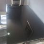 Black Glass Table And 4 Black And White Wooden Chairs Image 5
