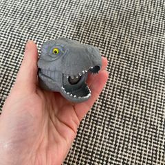 Squeeze Dinosaur Head with Beads