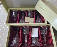 Galway Cystal Wine Glasses