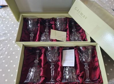Galway Cystal Wine Glasses