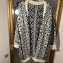 Reversible knitted piece cardigan, a structured jacket, or a coat. Very warm. Image 6