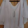 Villa cream summer capelet  top (free postage) Image 5