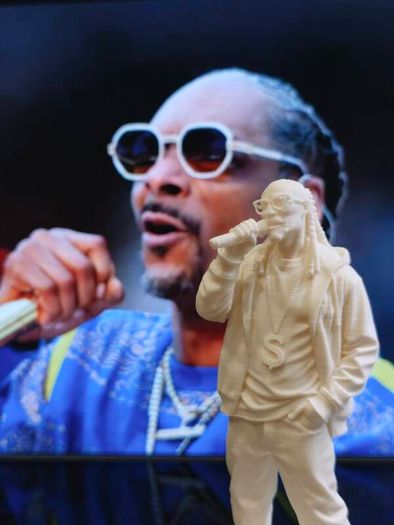 3D Printed Snoop Dogg figurine