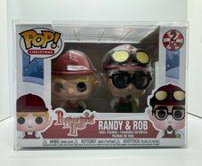 funko pop Christmas Randy and Rob - elf - peppermint lane
