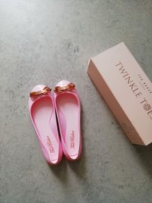 Pink Ted Baker flats, size 6