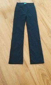 Navy school flared trousers