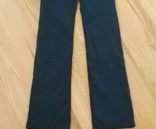 Navy school flared trousers