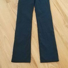 Navy school flared trousers