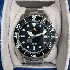 Grand Seiko SGBA463 dive watch. Titanium, Spring Drive, Full Set
