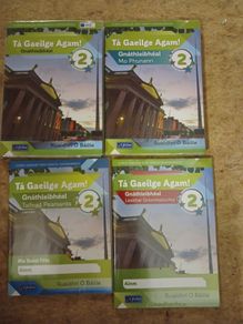 Ta Gaeilge Agam 2 FULL 4 book set, unused