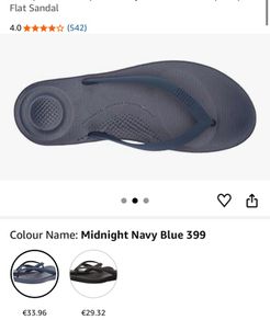 2 pairs men's fitflops