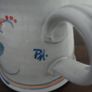 Pair of Vintage Glazed Mugs PA Artist signed 10 euro Image 2