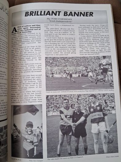 Clare GAA. Ultra Rare Official Clare GAA Annual From 1997. Collect In Dublin Or Receive Via Post.