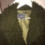 ICHI - Green Shaggy Coat Image 2