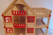 Wooden Doll's House (Three Storey)