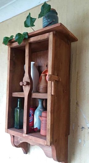 Country style floating display shelf