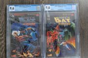 Batman Shadow of the bat CGC graded comic books 9.6 Knightfall DC