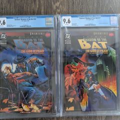 Batman Shadow of the bat CGC graded comic books 9.6 Knightfall DC