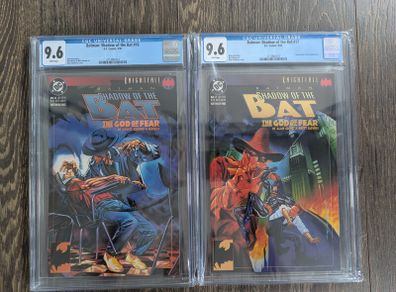 Batman Shadow of the bat CGC graded comic books 9.6 Knightfall DC