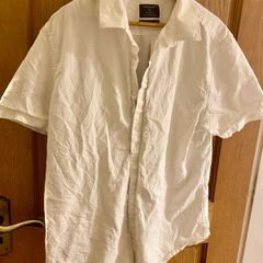 White linen shirt size 2xl