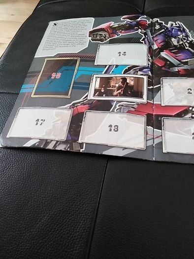 Transformers sticker collection book