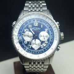 Vintage Rotary Chronospeed Watch  Working / Needs Glass Replacement