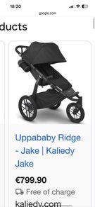 Uppababy Ridge Running Pram