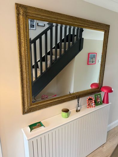 large antique mirror