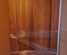 walnut door shaker style - suit tall storage press