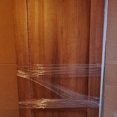 walnut door shaker style - suit tall storage press